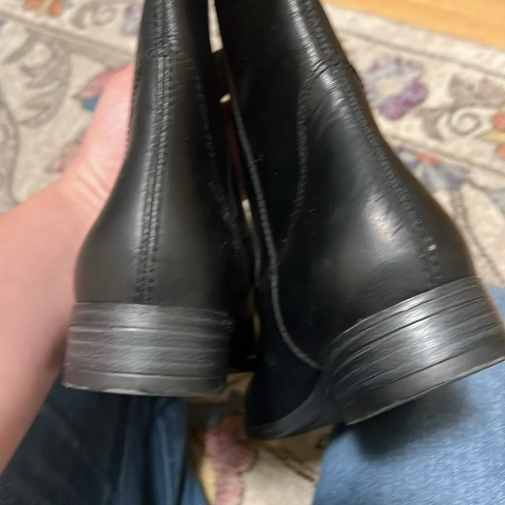 FRYE AND CO. Black Tall Leather Riding Boots